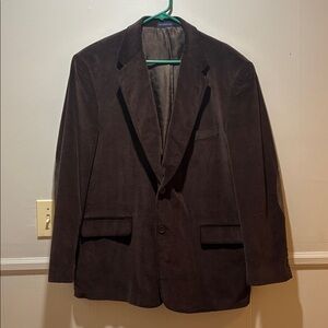 Stafford Chocolate Corduroy Blazer